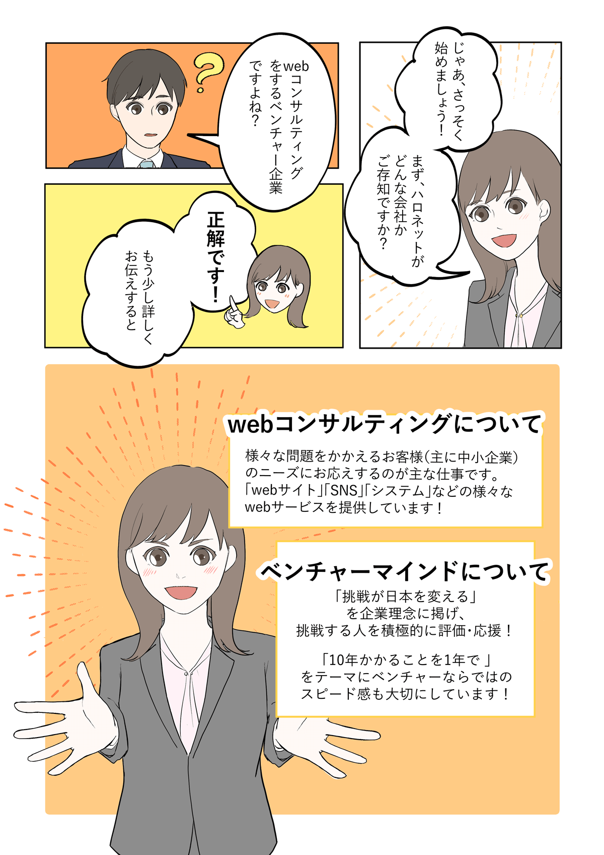 仕事紹介漫画